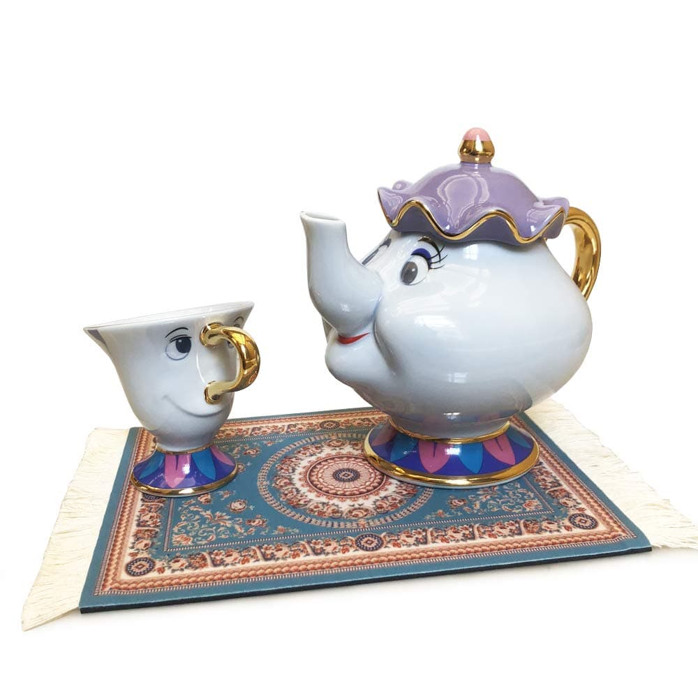 Tokyo Kotoyas Beauty and the Beast Mrs. Potts and Chip Teapot