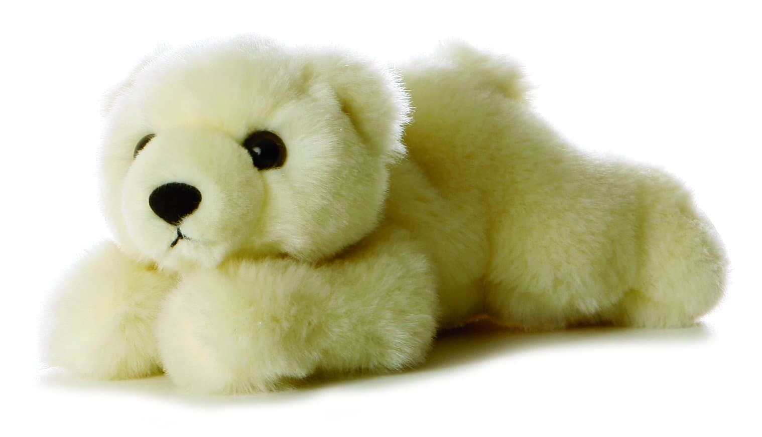 Adorable Mini Flopsie™ Lil' Slushy™ Stuffed Animal - Mini Companions Ready for Playful Adventures - for Kids All Ages, Toddlers, Adults, and Families - White 8 Inches