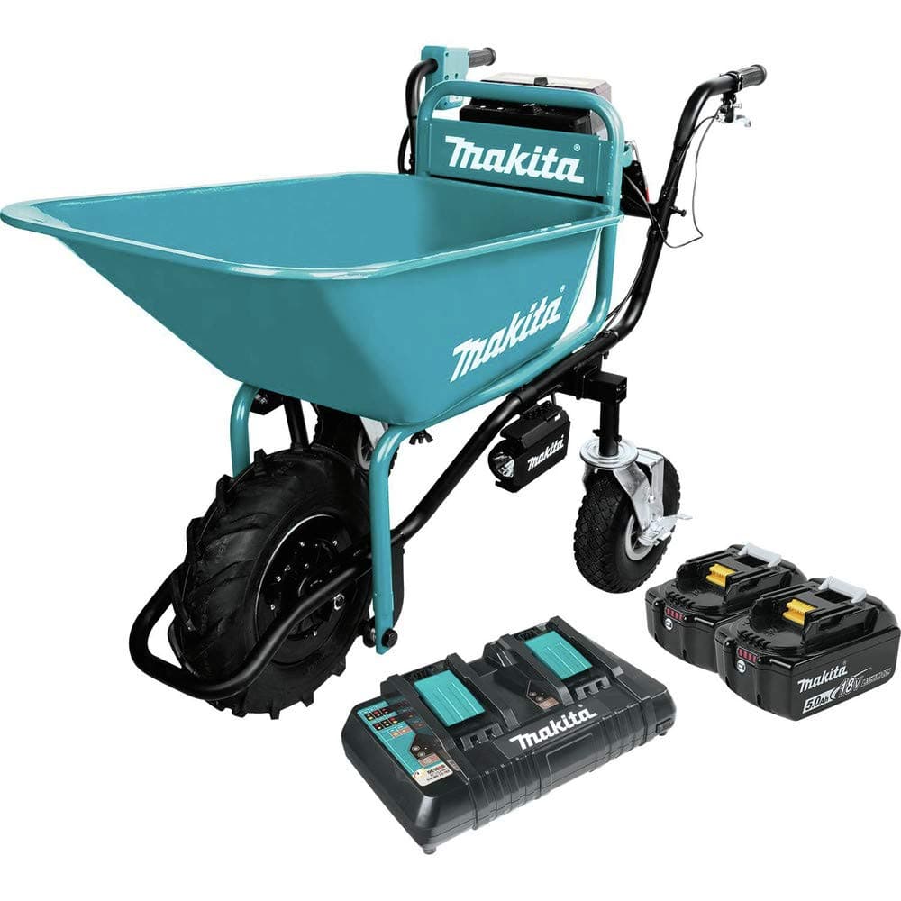 Makita XUC01PTX1 36V (18V X2) LXT® Brushless Power-Assisted Wheelbarrow Kit (5.0Ah)