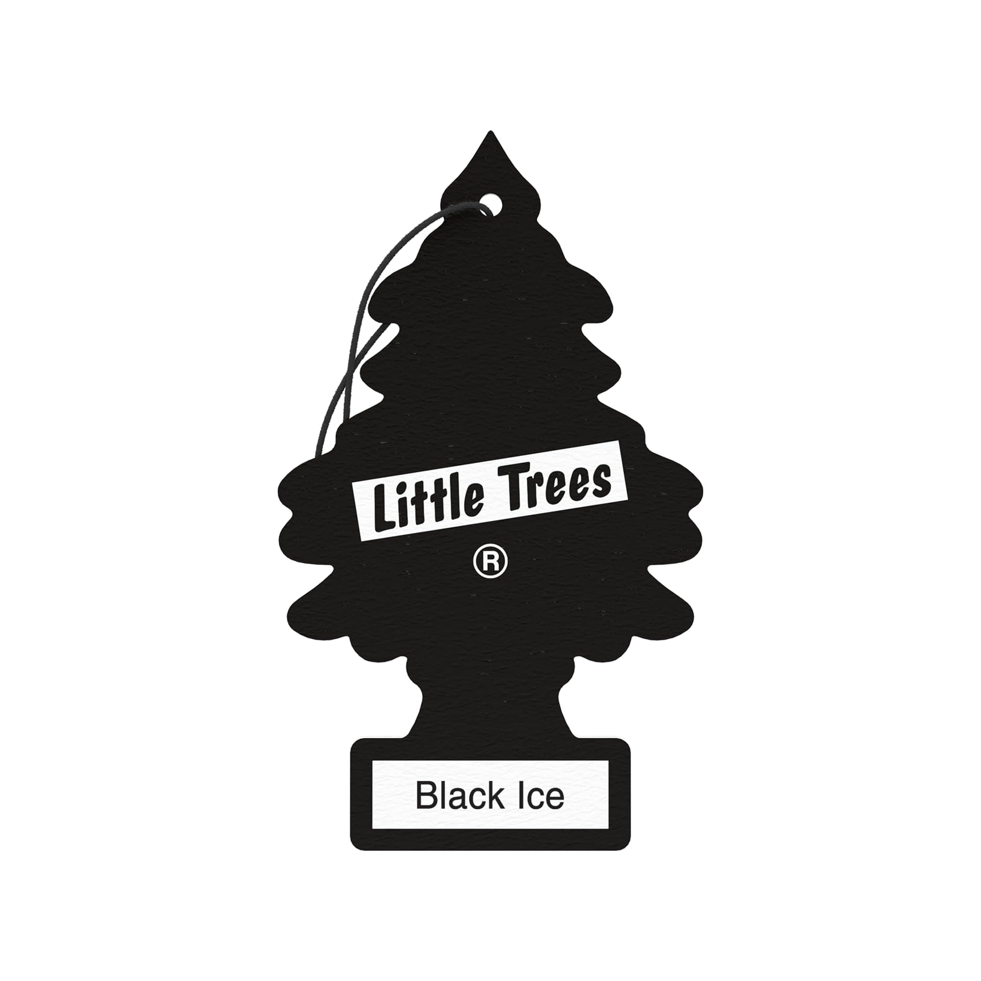Little Trees Black Ice Air Freshener | Tree-Shaped Hanging Design | Ideal For Car, Home, Wardrobes etc | Imported from USA