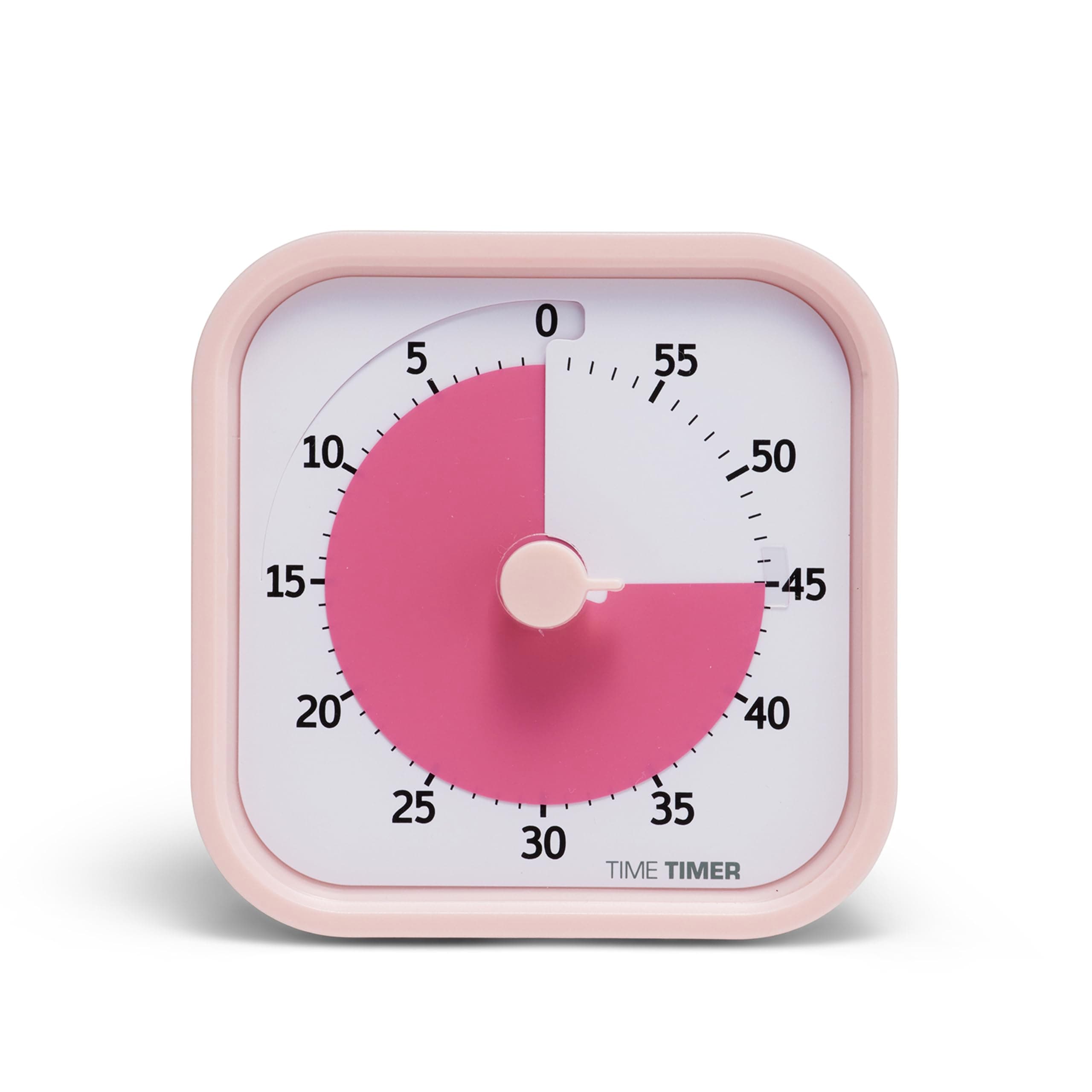 TIME TIMER Timer, Silicone, Pink, 9 x 9 x 5 cm