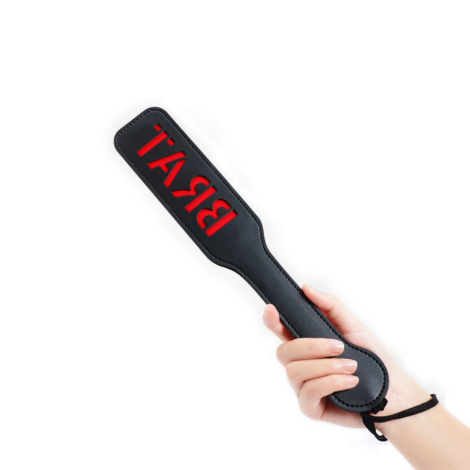 Premium Material Faux Leather Paddles, 12.6inch Total Length, BRAT