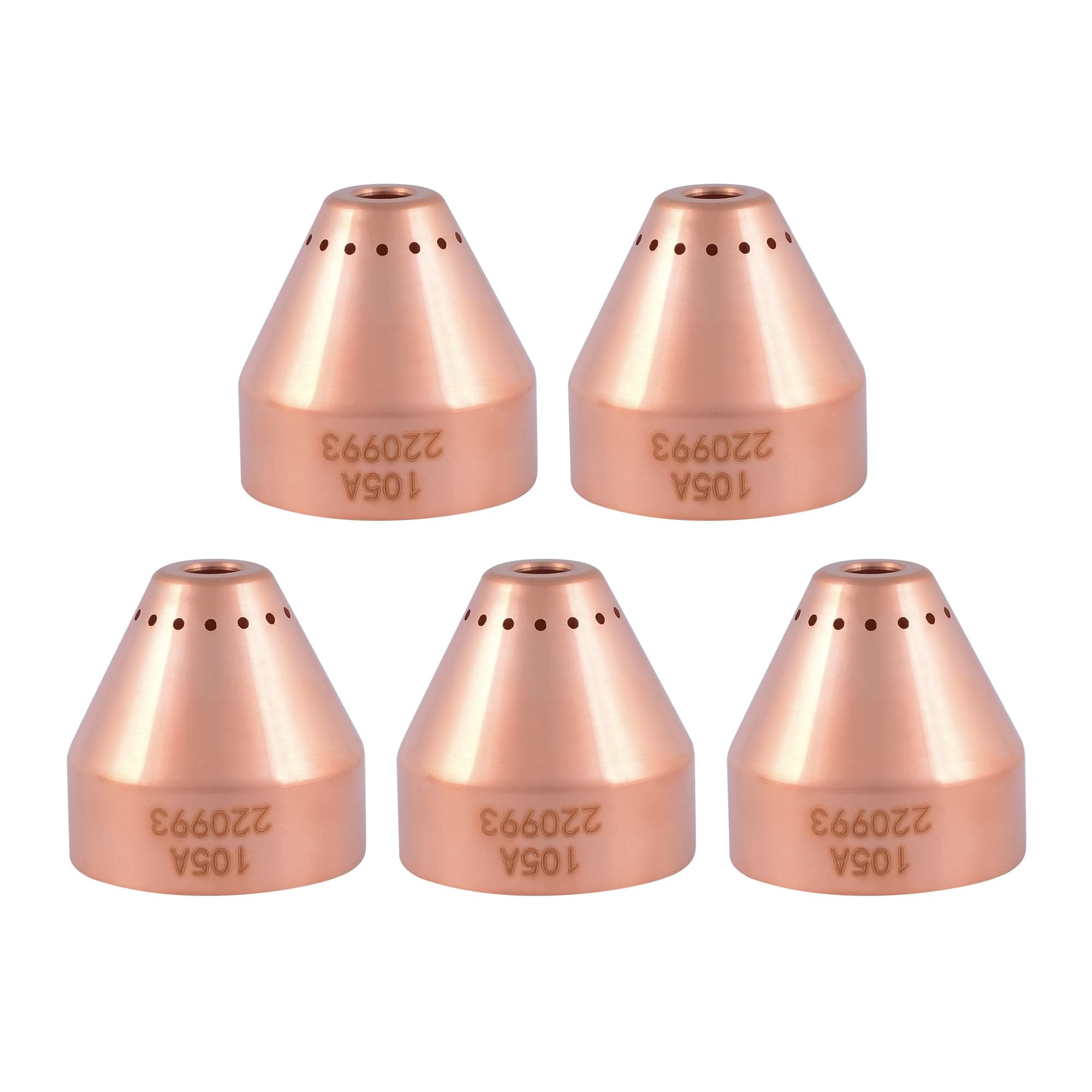 5Pcs 220993 Plasma Cutter Shield Fit for PMX 105 Machine Mechanized Plasma Cutting Torch Consumable