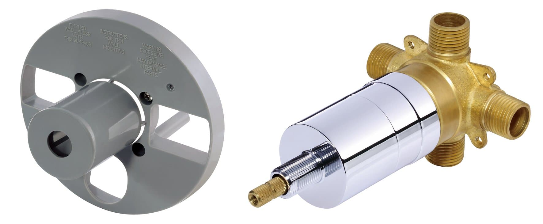 Danze D115500BT Single Control Washerless Cartridge Pressure Balance Mixing Valve Less Screwdriver Stops