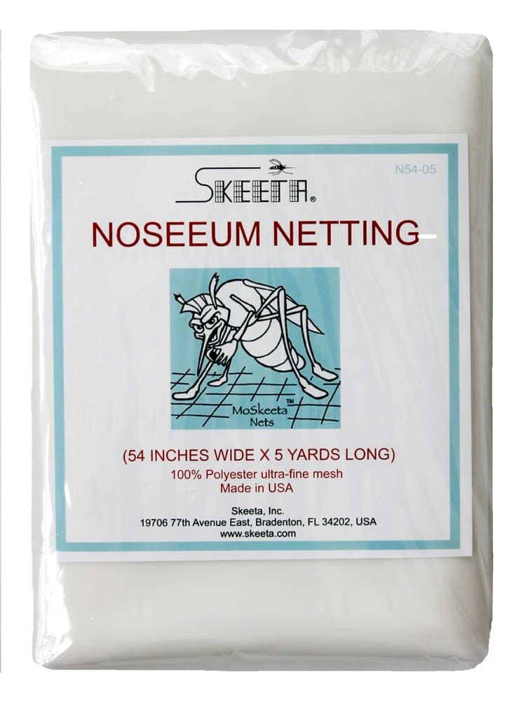 Mosquito No-See-um Netting by Skeeta 54" Wide X 5 Yards - White