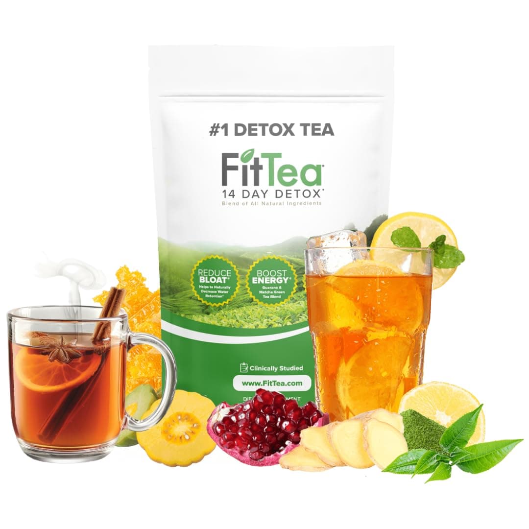 The Original 14 Day Detox Tea for Weight Loss and Belly Fat - Detox Cleanse Weight Loss Tea for Women and Men - Clinically Tested Slim Tea Detox Drink