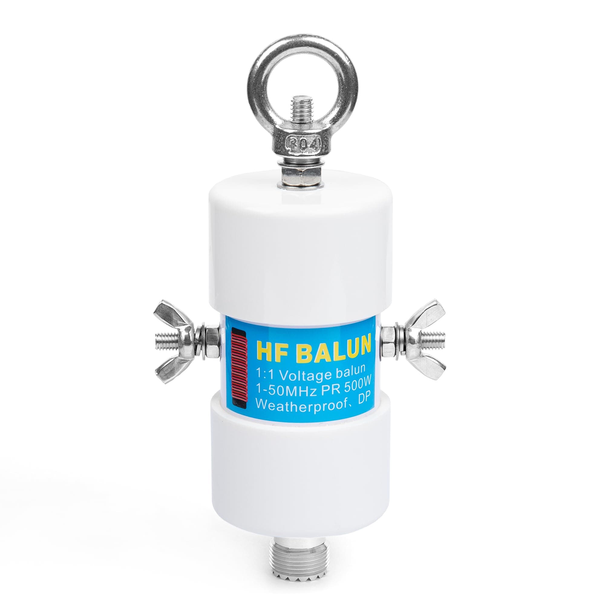 Fumei 1-50MHz 500Watt HF Balun DIY Waterproof Antenna Balun 1:1 Voltage Balun with UHF Female (SO-239) connector