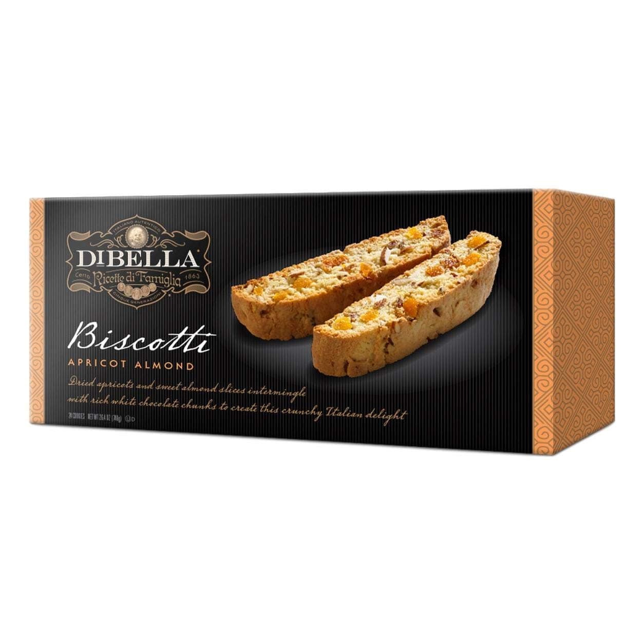 DiBella Artisan Style Italian Biscotti Cookies (Apricot Almond)