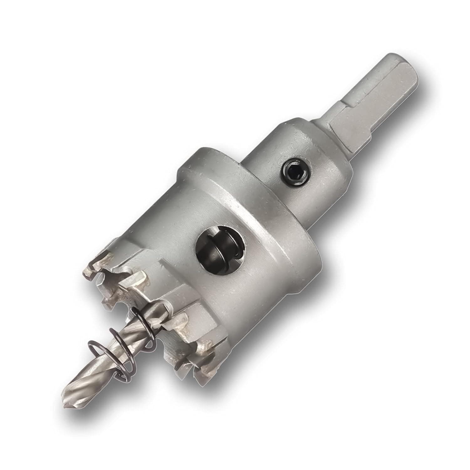 TUQO LA030S TCT Hole Saw | 30mm Tungsten Carbide-Tipped Cutter for Hard Metal, Steel, Iron, Wood & Plastic | Heavy-Duty Precision Drilling Tool