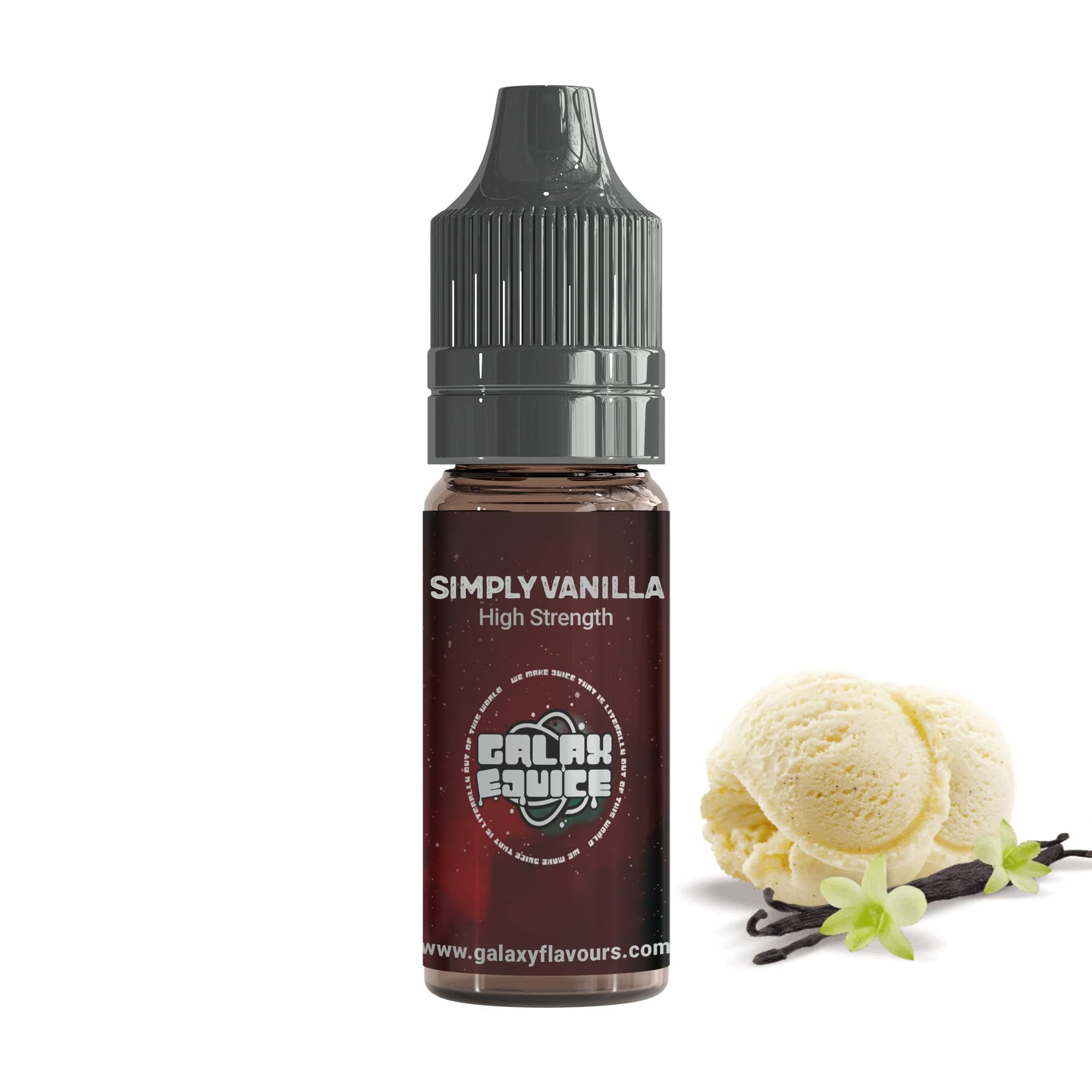 Simply Vanilla Flavouring - High Strength Food Flavoring - 230+ Flavours - 50ml Bottle.