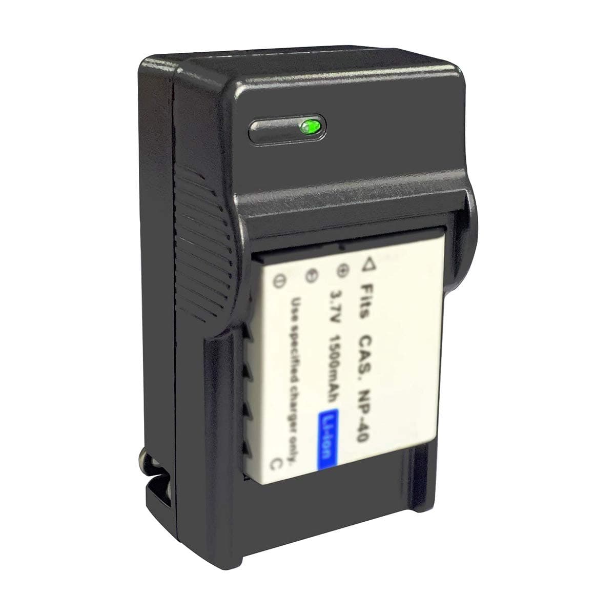 Camera Battery Charger,FamBrow Travel Charger for Digital Video Camera Camcorder 3.7V 1200mAh / 1500mAh NP-40 Rechargeable Lithium ion Battery (Battery Not Included)