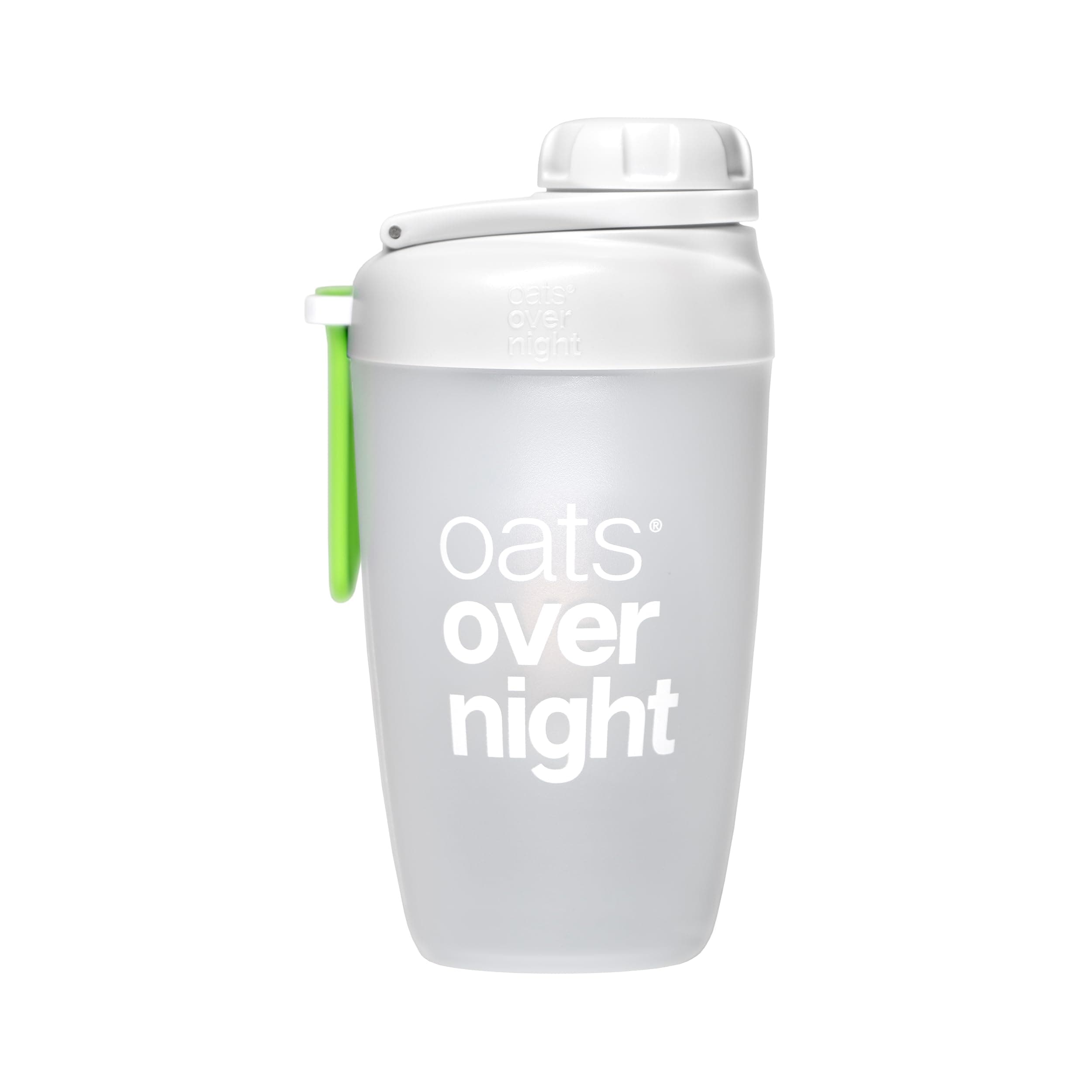 Oats Overnight Shaker Bottle – Leakproof Shaker Cup with Secure Screw Cap & Fill Line, Dishwasher Safe – Mixing Cup, Protein Shakes, Oatmeal, Breakfast On-the-Go & Travel