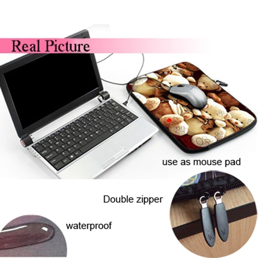 iColor 15" Laptop Bag 14.5" 15.2" 15.3" 15.4" inches Computer Carry Sleeve Case Cover with Handle For 14" 14.1" 15.6" Laptop Ultrabook Chromebook Laptop Notebook