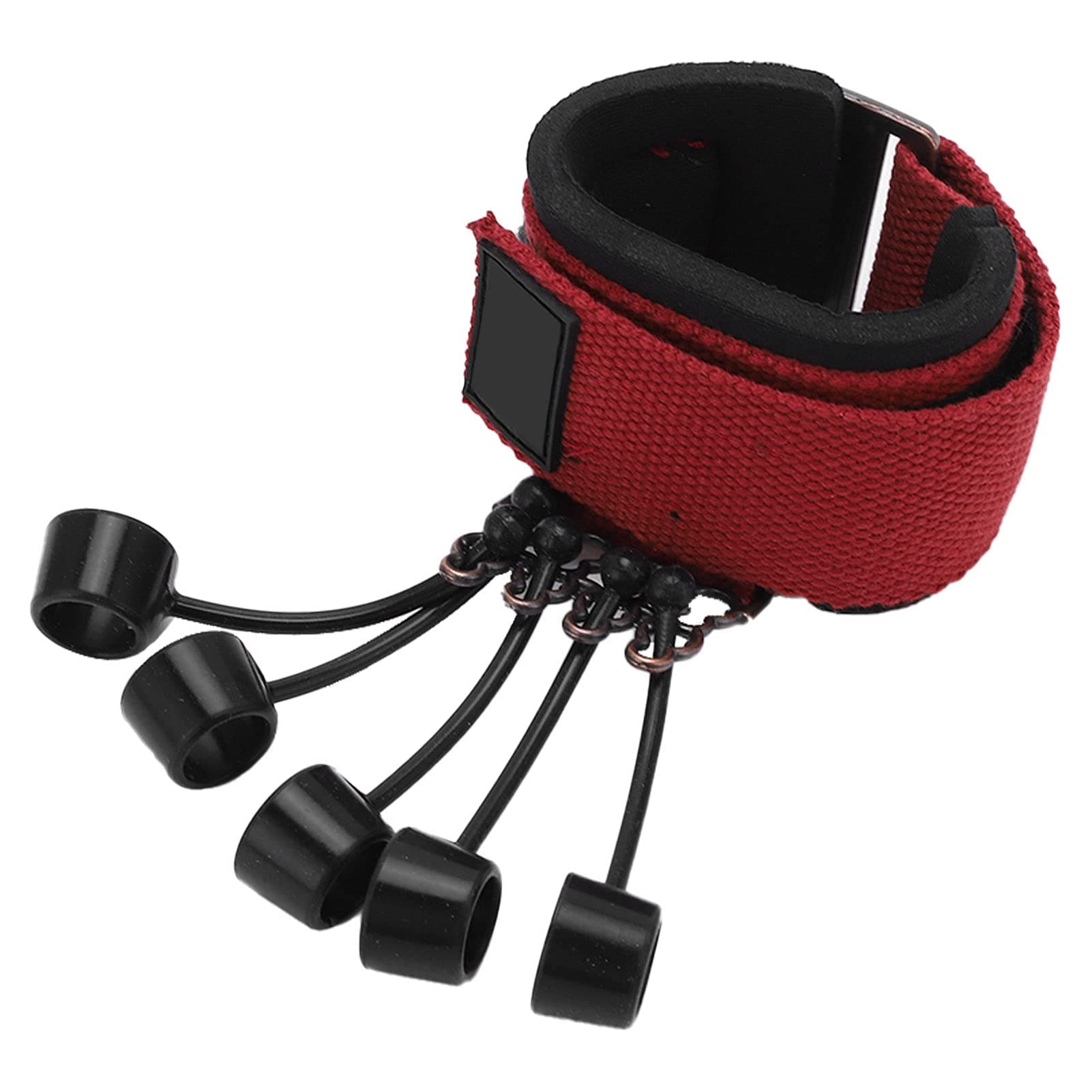 Finger Extensor Exerciser, Durable Hand Therapy Hand Yoga Exerciser Finger Training Device with 5 Spare Finger Cot for Strength Grip for Strength Training Tool(Red 60 pounds)