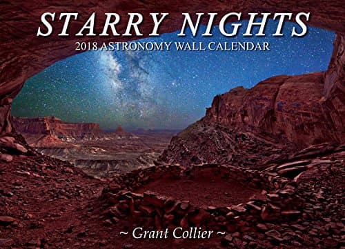 Starry Nights 2018 Astronomy Wall Calendar (13.5" x 9.75") Calendar – Wall Calendar, July 31, 2017
