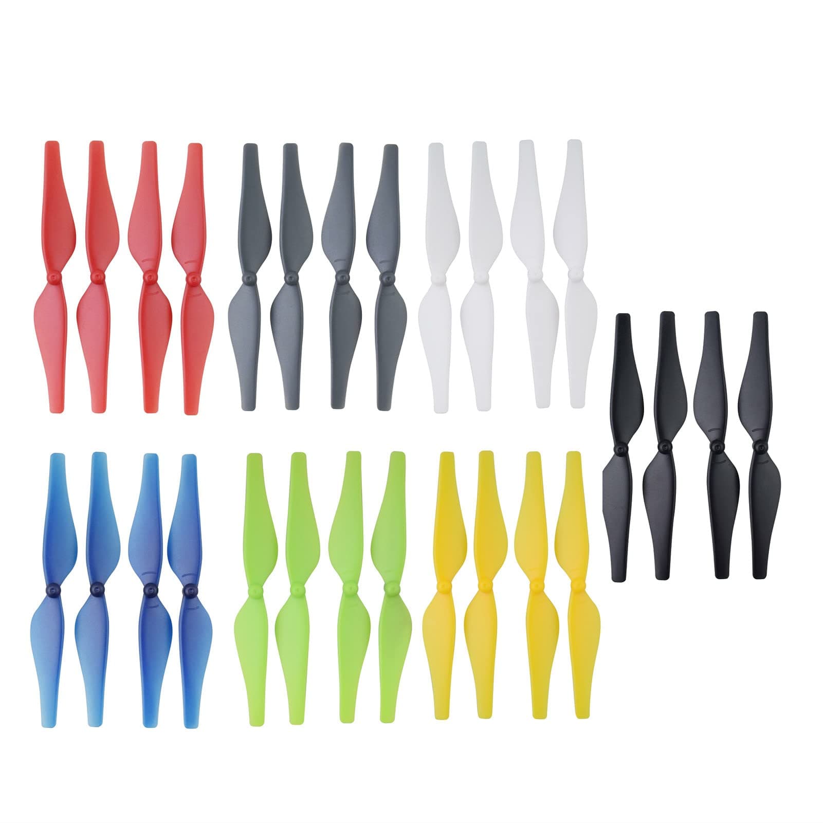 sea jump 28pcs Propeller for DJI Tello RC Quadcopter Spare Parts Drone Blade,7 color