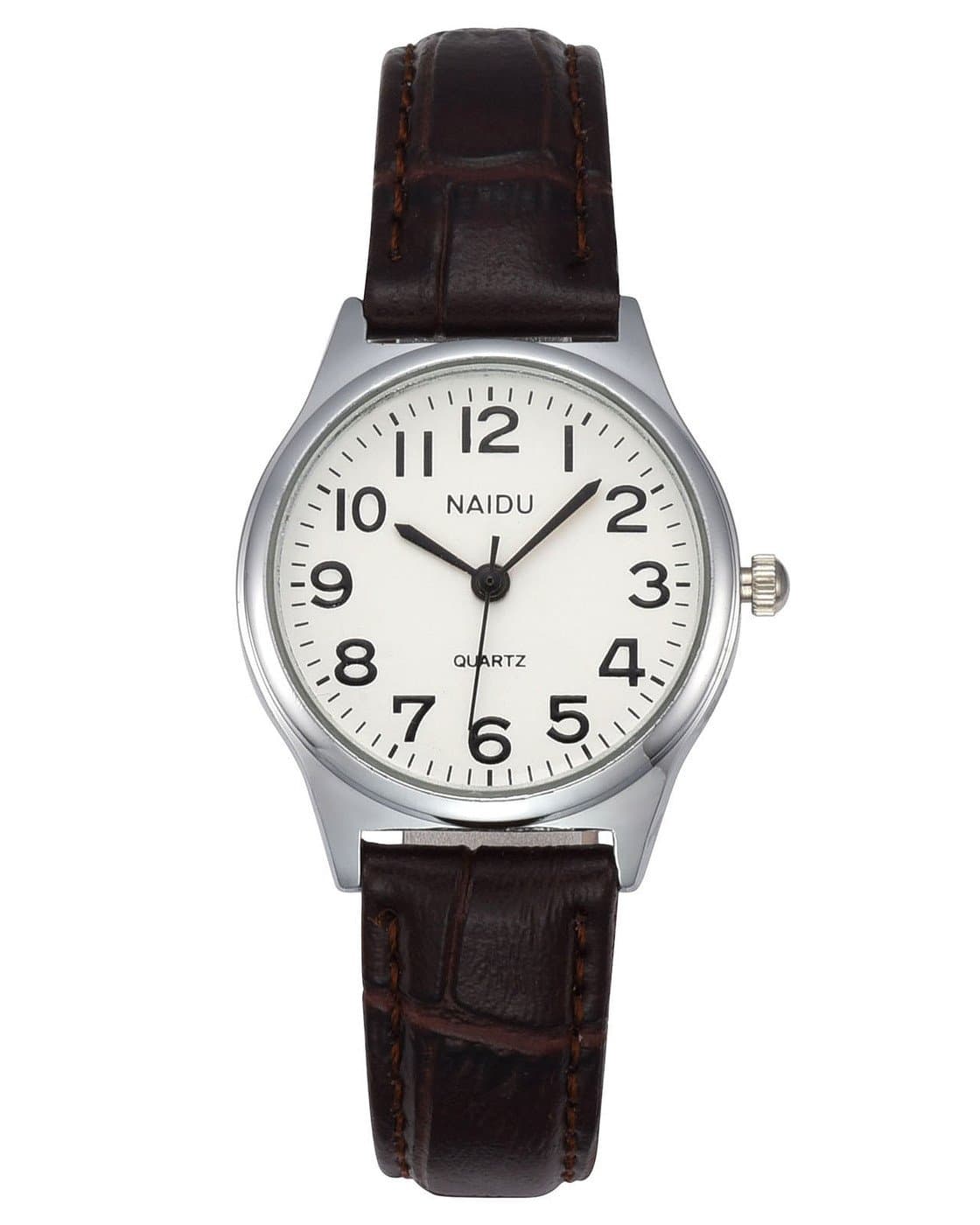 MANIFO Women’s Classical Arabic Numerals Analog Quartz Wrist Watch, 3 ATM Water Resistant