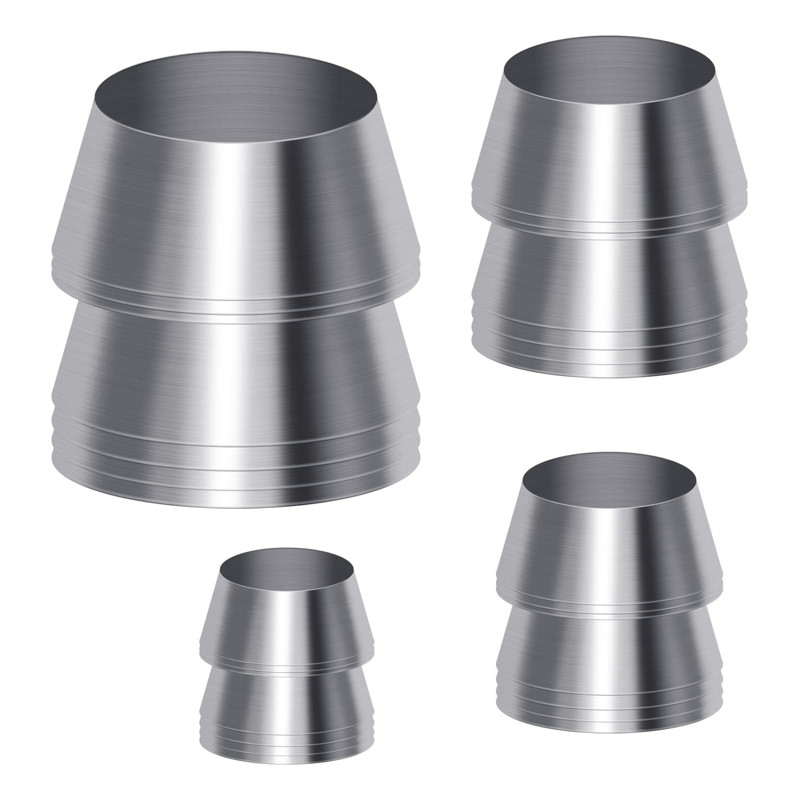 20 Pcs Safety Round Handle Wedges Axe Hand Metal Wedge Hammer Handle Steel Wedge Mauls Handle Wedge Kit for Axe Claw Hammer Sledge (0.31/0.39/0.47/0.55 Inch)