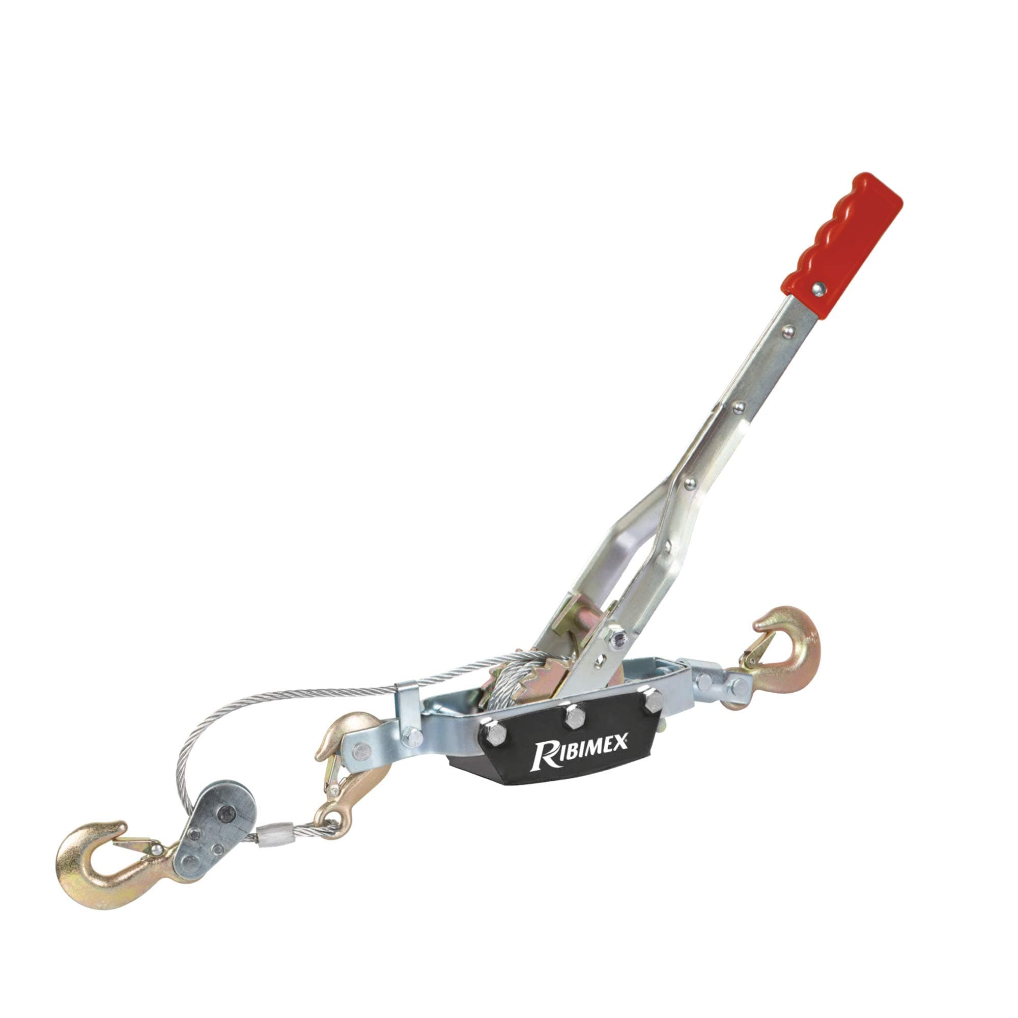 Ribitech 06563 Horizontal Hand Winch with Cable 4T