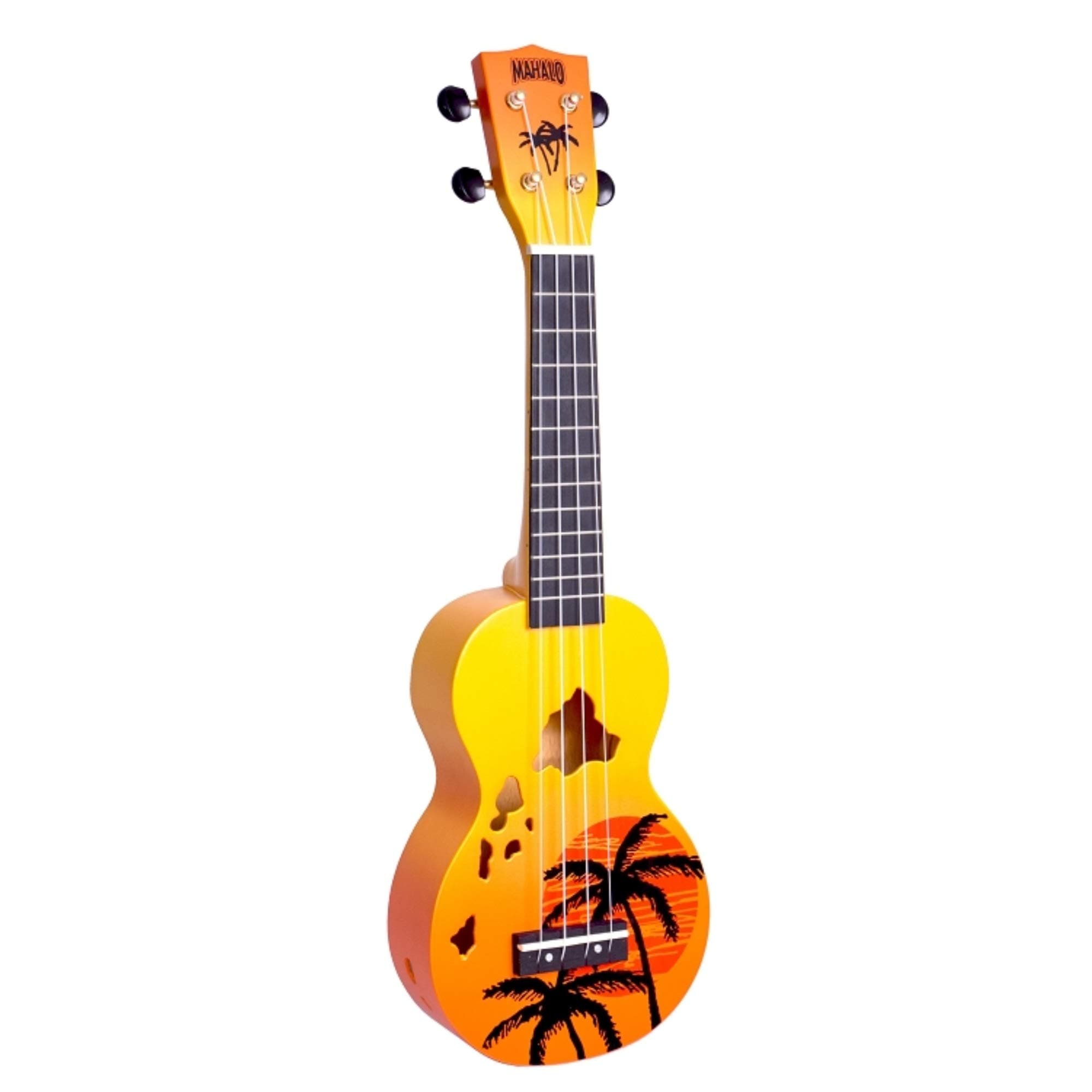 Ukuleles Mahalo Designer Series, 4-String Ukulele, Right Handed, Orange Burst, Soprano (MD1HA orb)