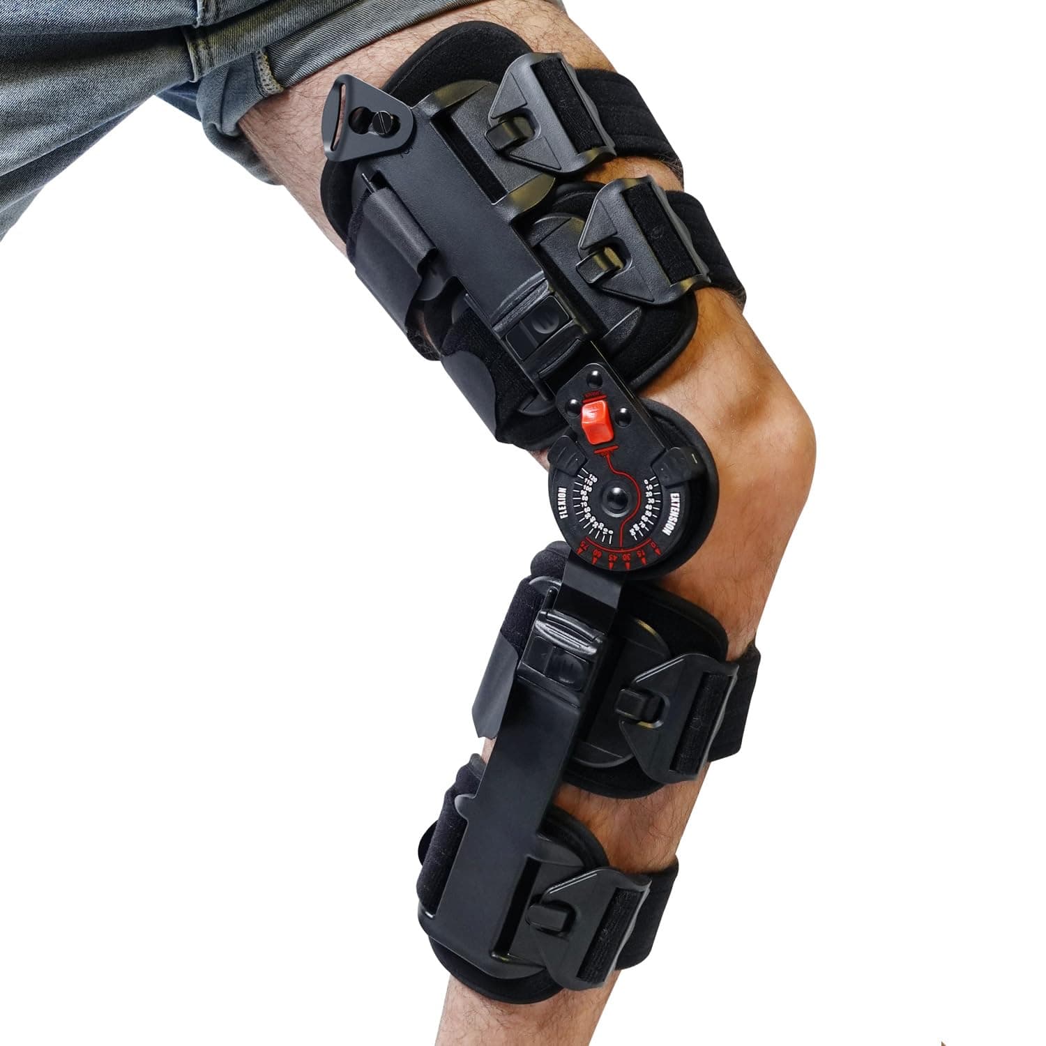 ROM Knee Brace: Hinged Post-Op Knee Brace for Arthritis, ACL, MCL, and PCL Injury – Optimal Support for Rehabilitation