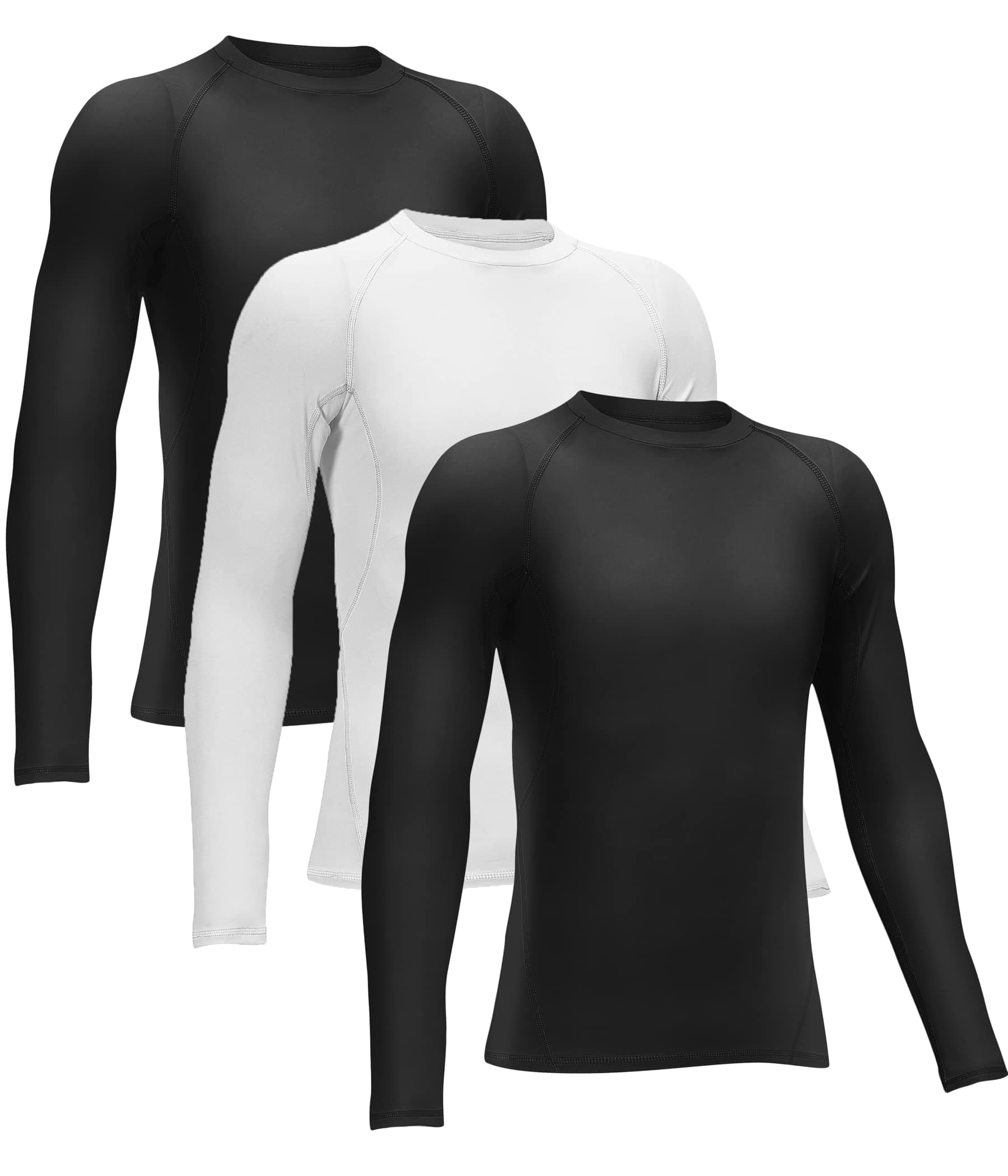 - 4 or 3 Pack Youth Boys' Compression Leggings Tights Athletic Pants Sports Base Layer for Kids Cold Gear