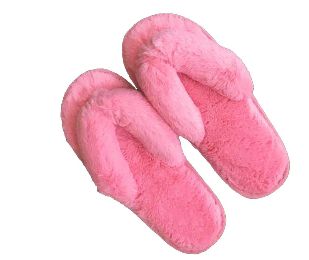 Women's New Plush flip-Flop Indoor Slippers Thong Slipper