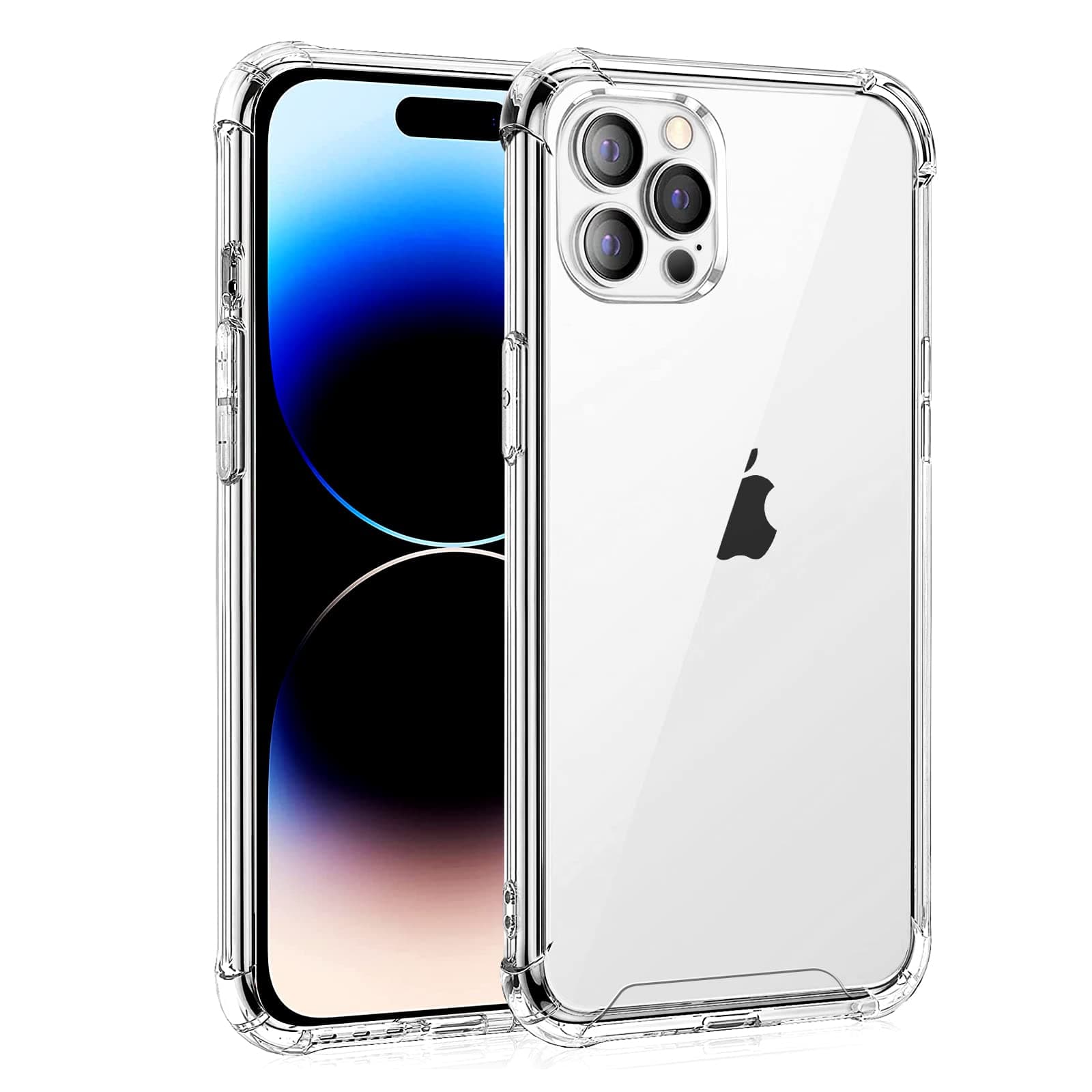 Whioltl Compatible with iPhone 14 Pro Max Case, Anti-Scratch, Crystal Clear Phone cover, Shockproof iPhone 14 Pro Max Case With Drop Protection Corners - Transparent (6.7-Inch)