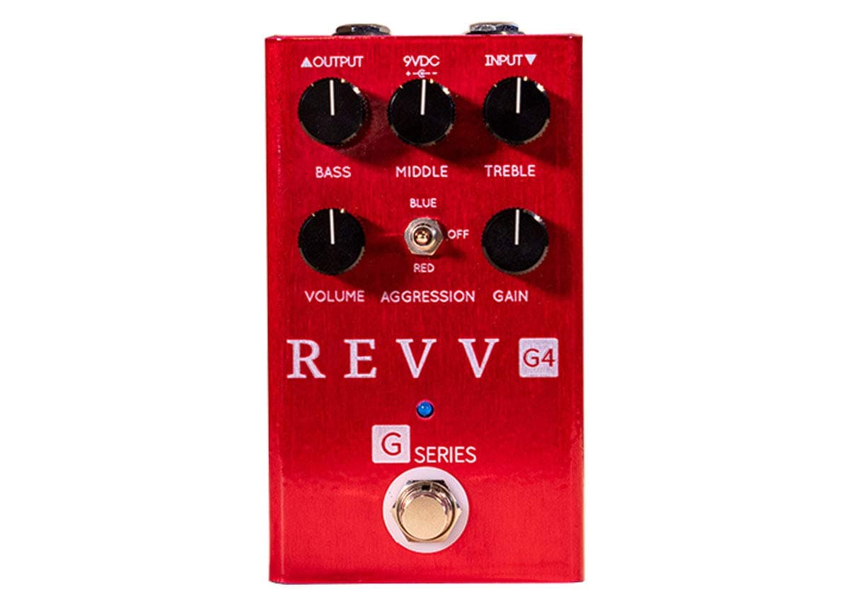 Revv G4 Red Channel Preamp/Overdrive/Distortion Pedal