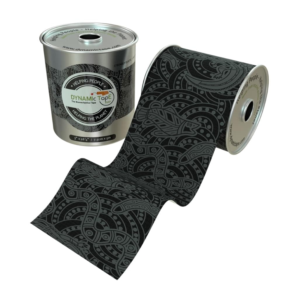 Dynamic Tape ECO Biomechanical, 3 inches by 16.4 feet, Therapeutic, Sports, Clinician Designed for Performance Fitness Athletes, Protect & Assist Motion, Injury Recovery, Hypoallergenic & Latex Free