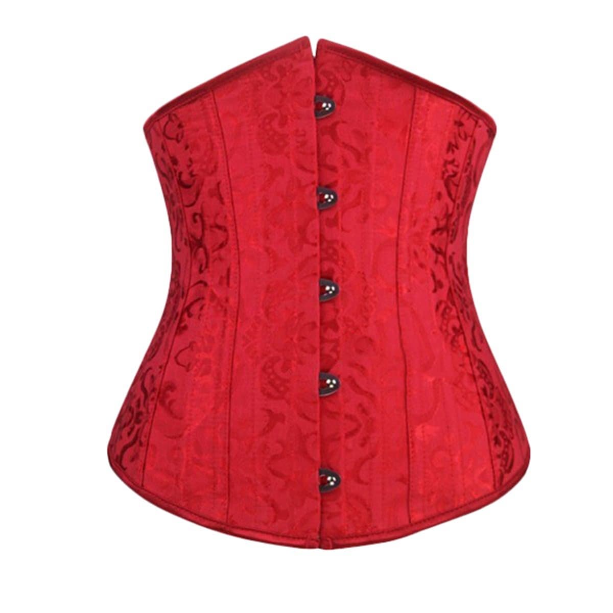 GoodmanShop Sue Shop Womens Jacquard Boned Corset/Bustiers Waist Trainer Shapwear