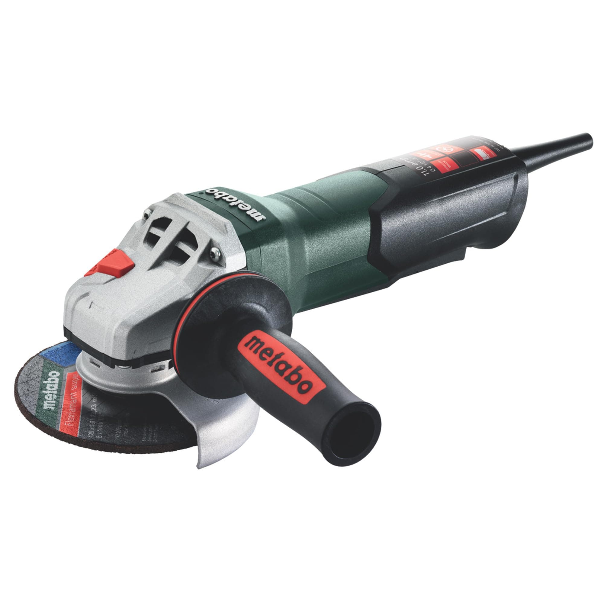 603624420 WP 11-125 Quick 11 Amp 11000 RPM 4.5 in. / 5 in. Corded Angle Grinder with Non-Locking Paddle