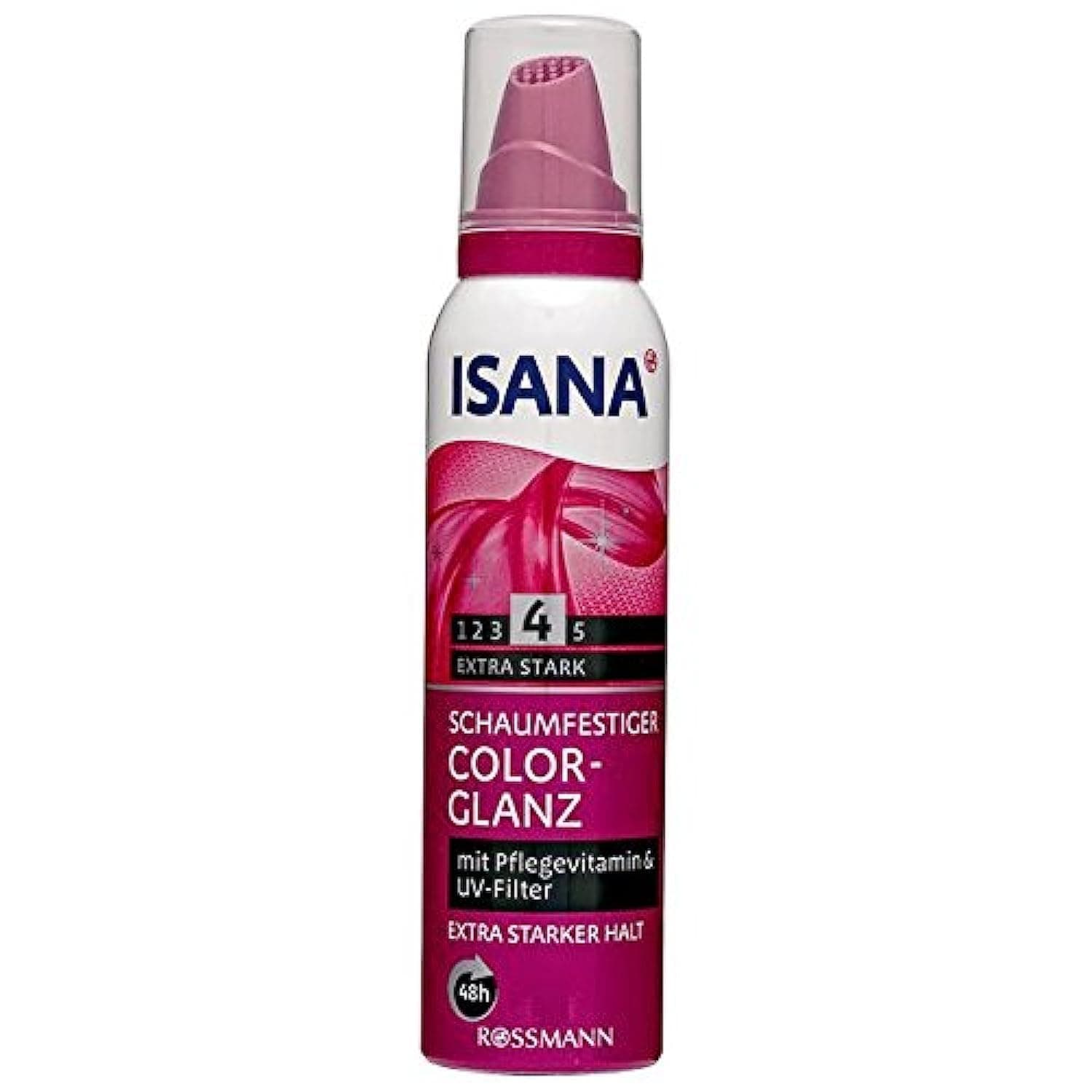 Rossmann Isana Schaumfestiger Color Glanz Extra Starker Halt Hair Spray - 150 ml