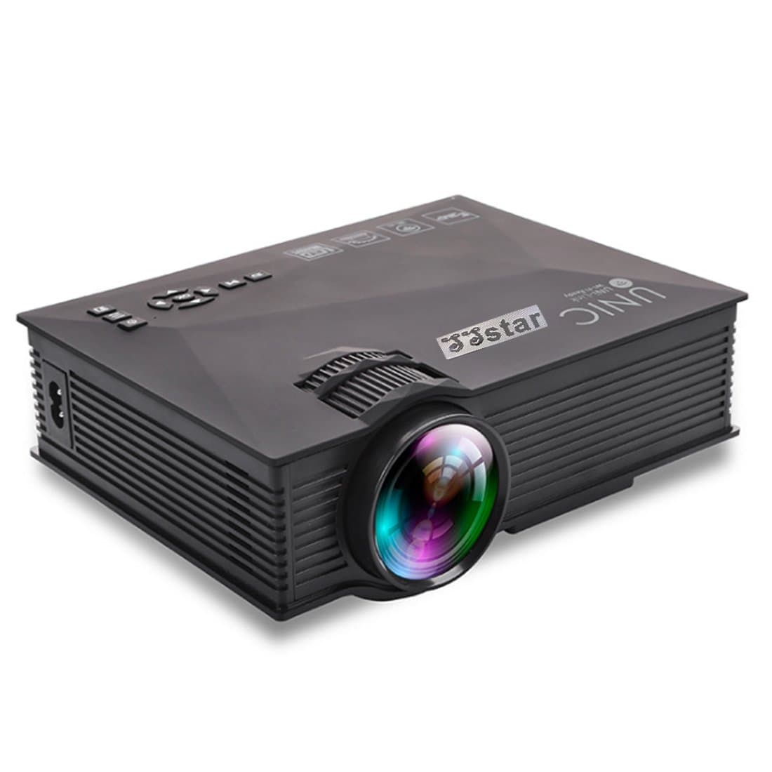SSstar 1080P Wifi Wireless Video Projector Protable 1200 Lumens Cinema Home Theater Multimedia Projector