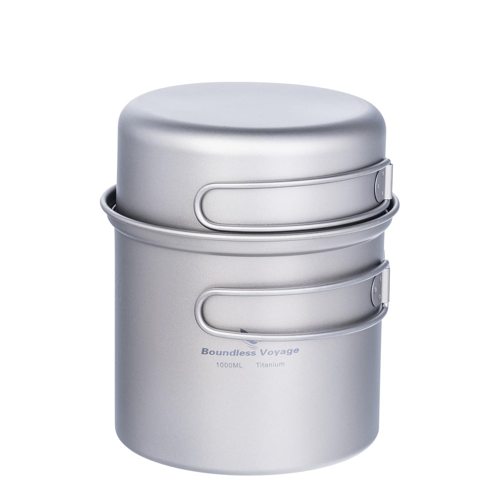 Titanium Pot Bowl with Folding Handle