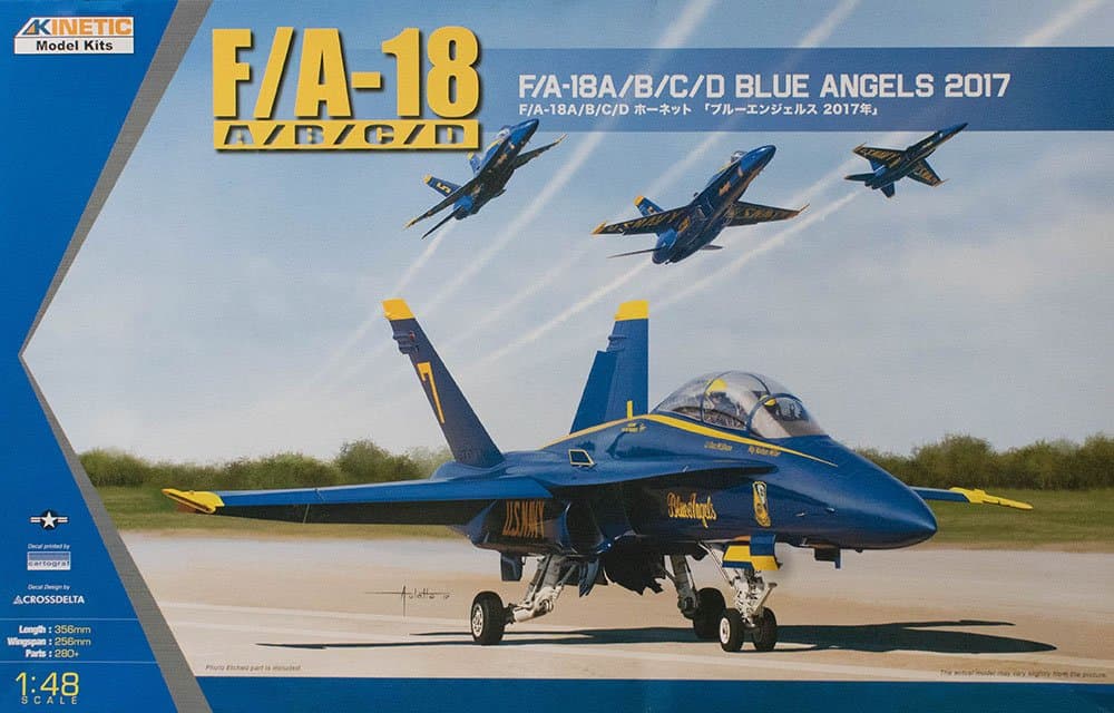 Kinetic Model Kits 1/48 BLUE ANGELS 2017 F/A-18A/B/C/D K48073