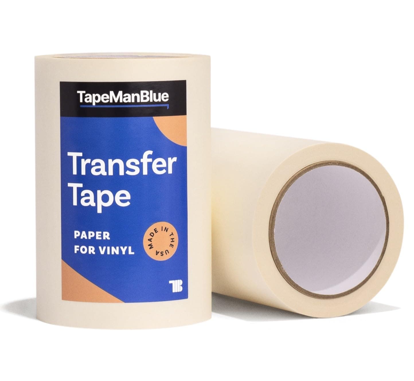Transfer Tape for Vinyl, 15.24 cm x 100 feet, Paper with Medium-High Tack Layflat Adhesive. American-Made Application Tape for Craft Cutters and Sign Makers