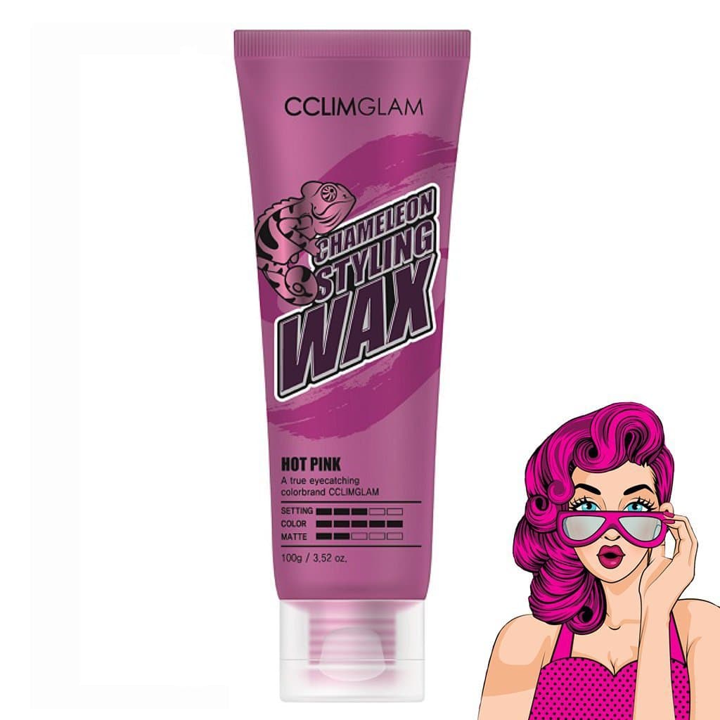 [CCLIMGLAM] Chameleon Styling Wax 100g - Hot Pink / Daily Hair Color Change Wax