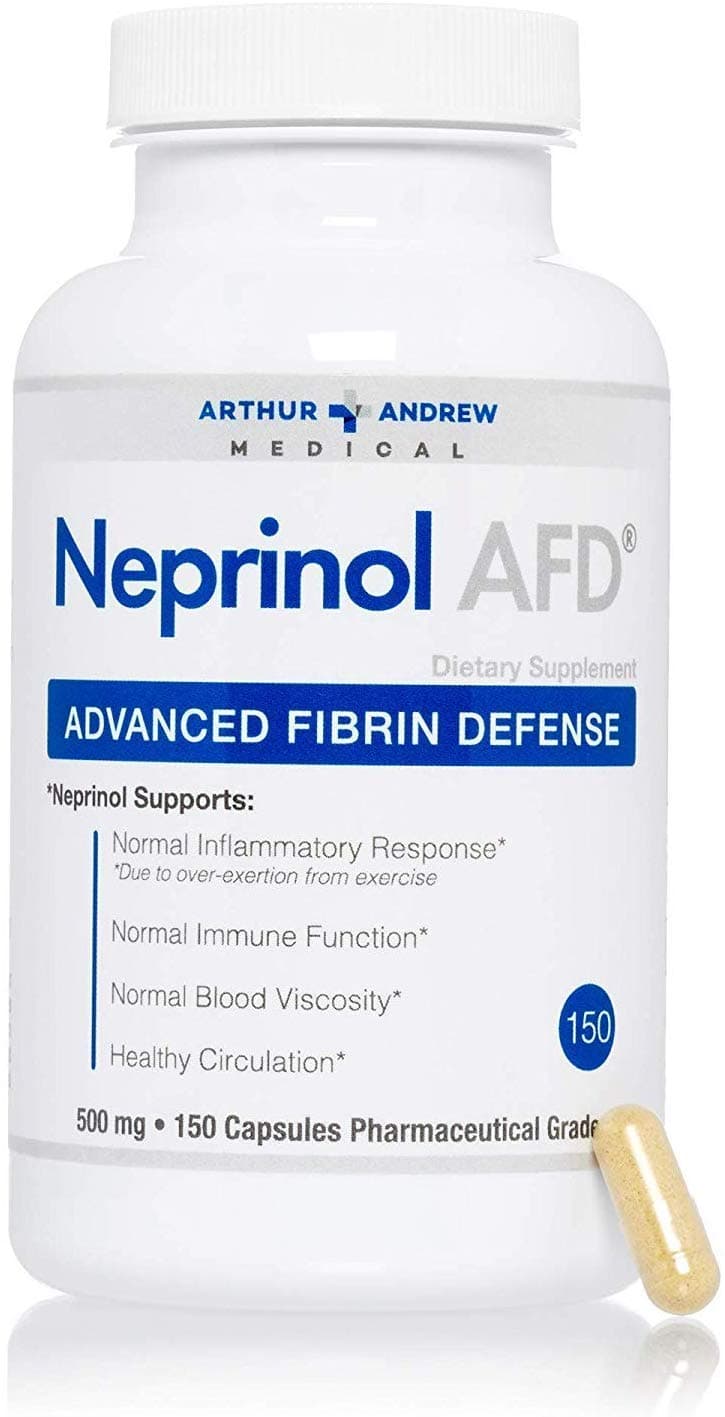 Arthur Andrew Medical - Neprinol AFD, Advanced Fibrin Defense, Natural Inflammatory Response, Immune Function, and Healthy Circulation, Vegan, Non-GMO, 150 Capsules