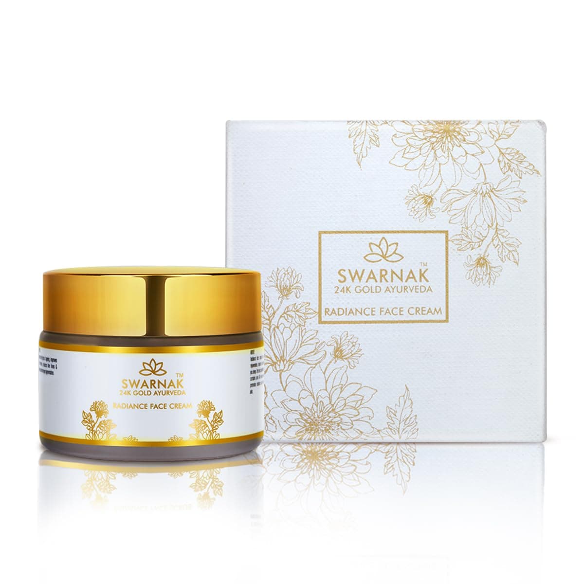 Women's 24K Gold Ayurvedic Radiance Face Cream with Shea Butter for Reducing Pigmentation, Fine Lines & Wrinkles - For All Skin Types - 25 gm