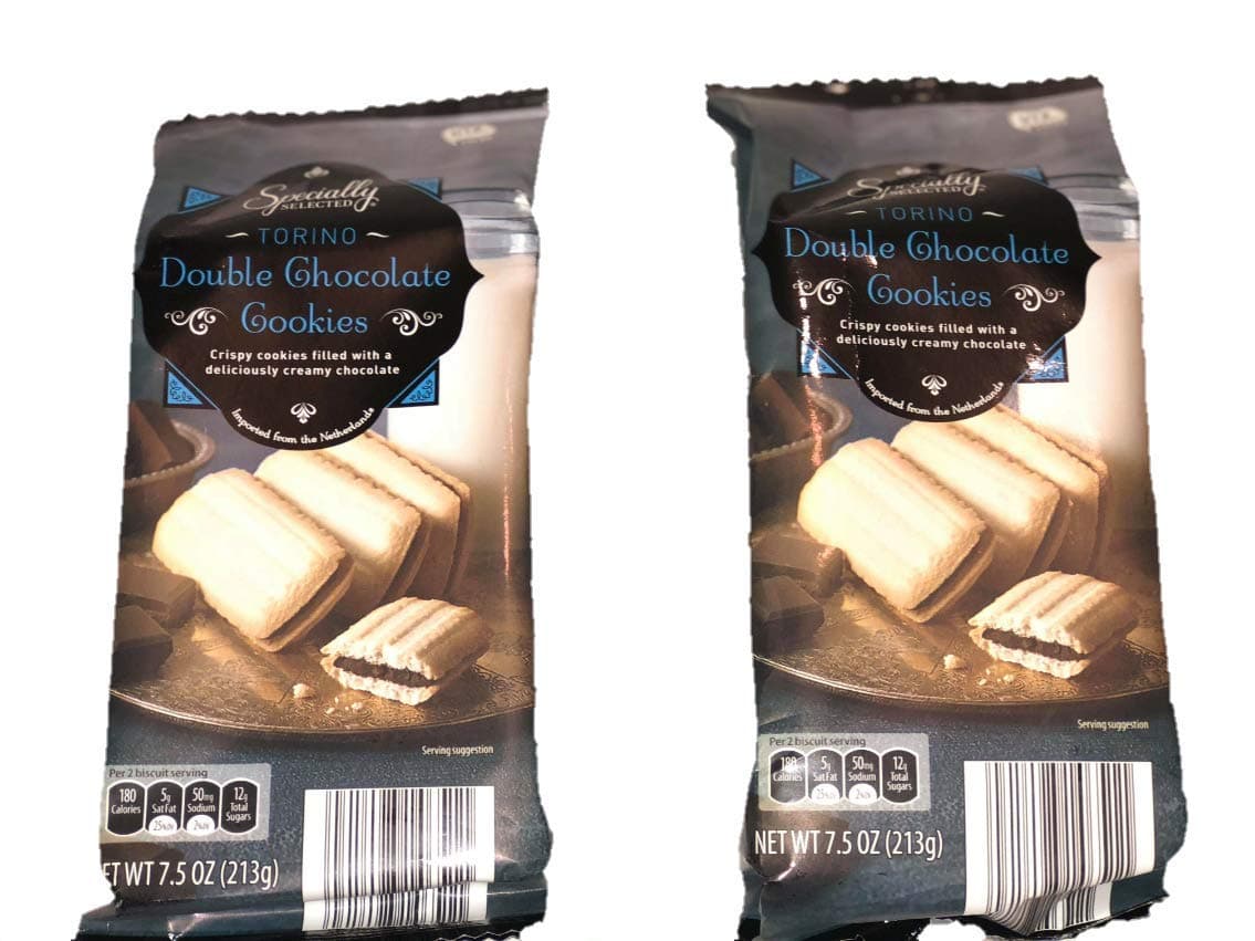 2 Packs Specially Selected Torino Double Chocolate Cookies