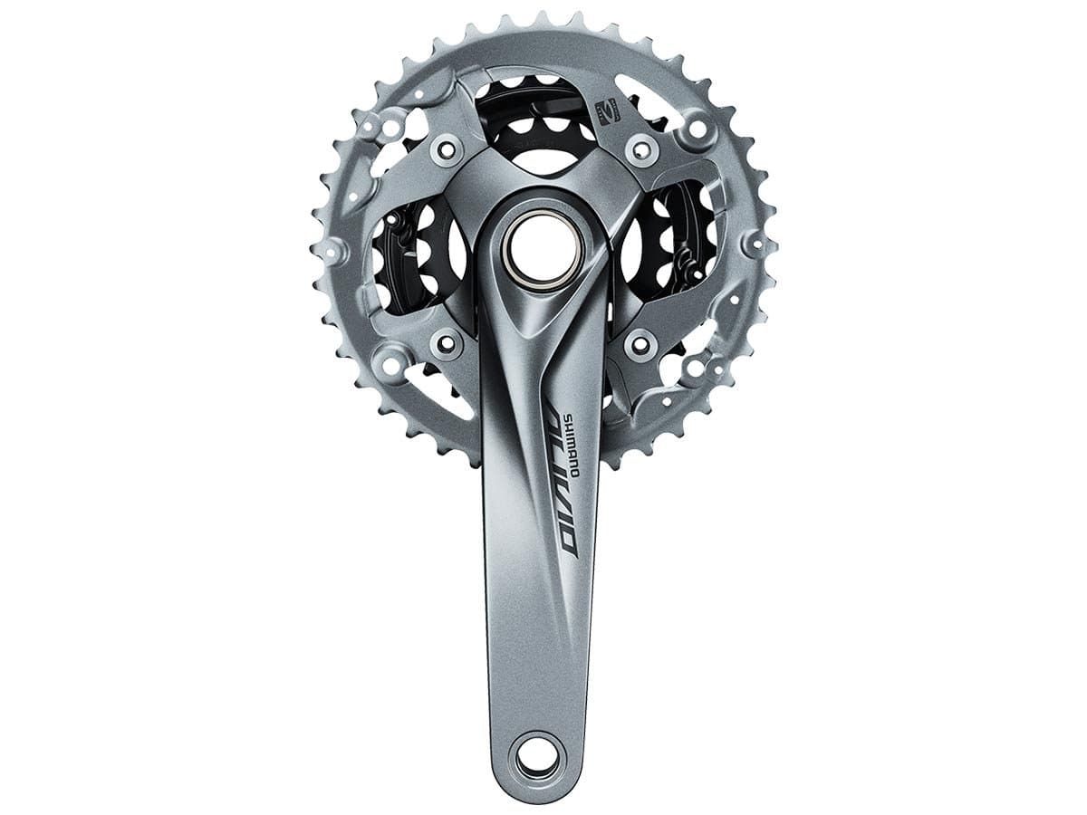 SHIMANO FC-M4050, 175MM 2-PCS FC, 40X30X22T W/CG, for 9-SPD