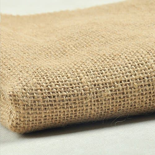 5 Yards Natural Burlap Roll 24" Wide Fabric Jute Wedding Runner Upholstery Linen