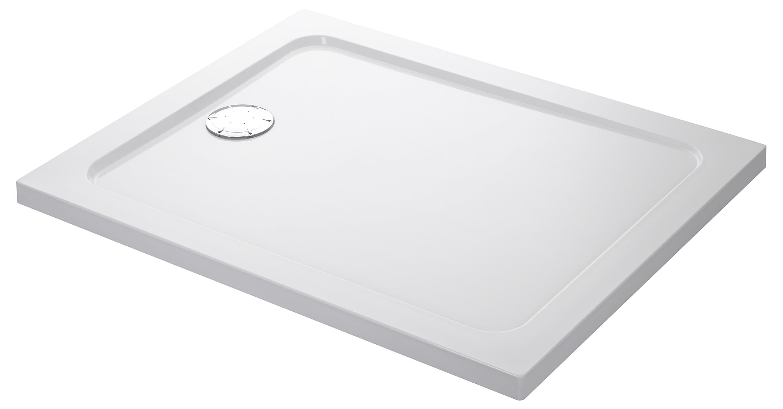 Showers 1.1697.005.WH Rectangle 1200 x 800 mm Flight Low Shower Tray - White
