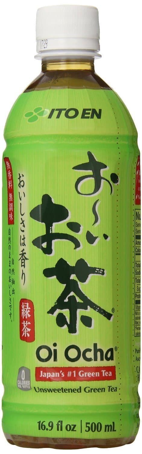 Ito En Tea Beverage, Unsweetened Oi Ocha Green, 16.9 Ounce Bottles (24-count)