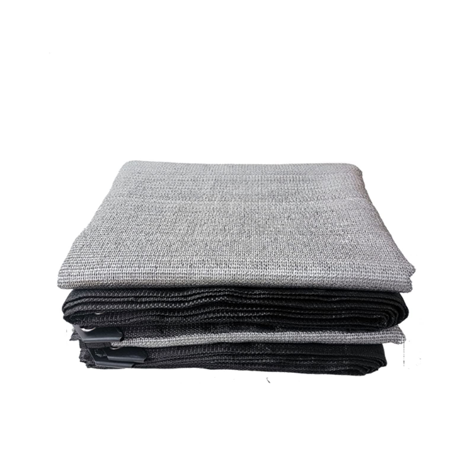 Sunblock Mesh Six-Pin Encrypted Sunshade Net，Silver Sunscreen Net Taped Edge with Aluminum Grommets