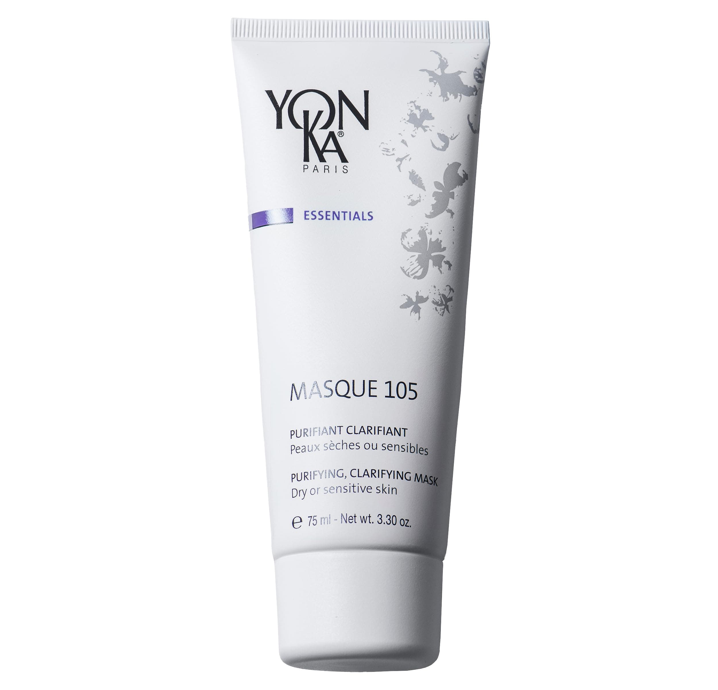 Yonka Essentials Masque 105 | Clarifying and Purifying Face Mask | Weekly Treatment for Dry and Sensitive Skin | Hydrates While Tightening Pores and Purifying Skin | 3.30 oz