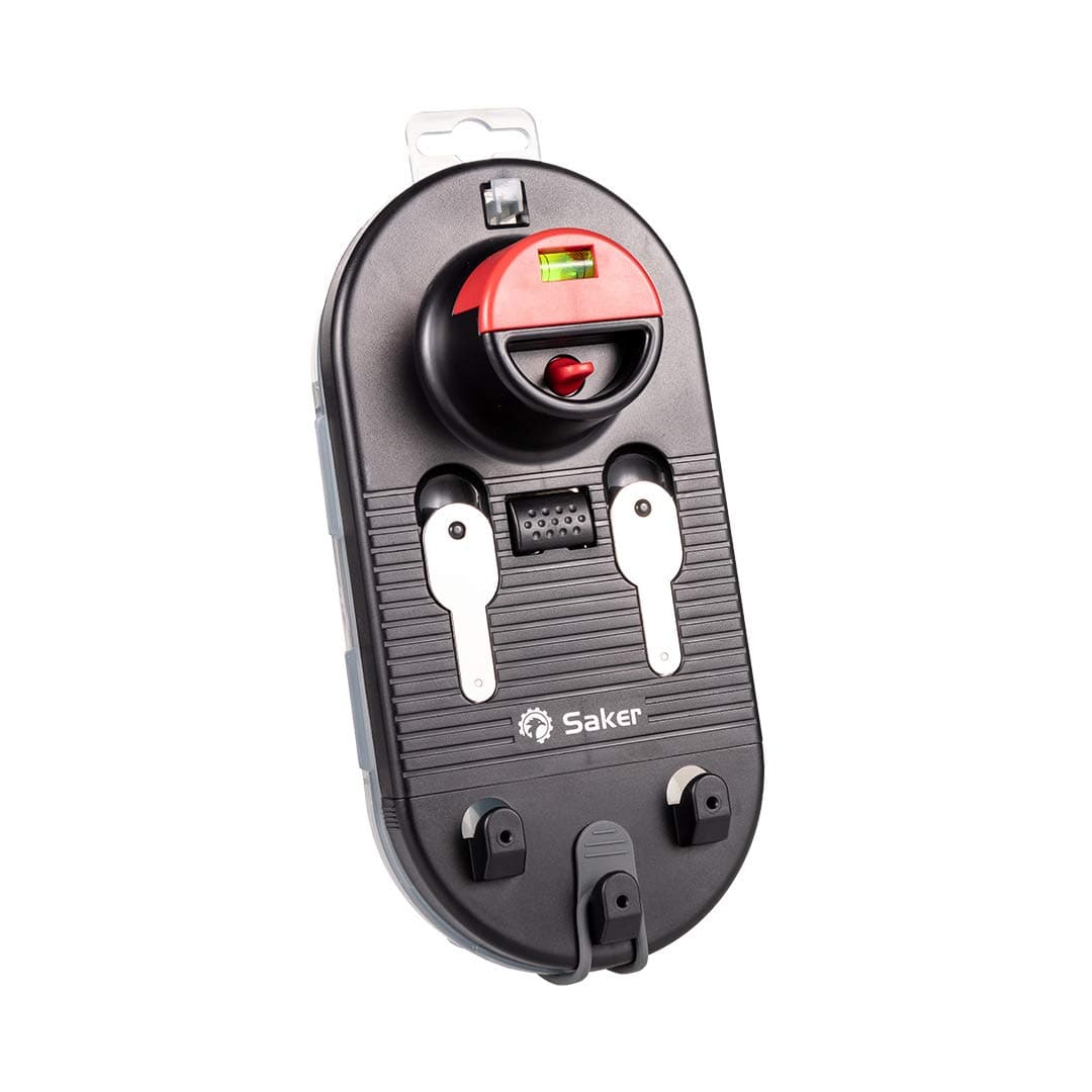 Saker Picture Hanging Tool Kit, Multi-Purpose Hanging Kit, Easy Frame One Step Hanging Tool for Photo Frames, Mirrors, Clocks, Artwork, Wall Coverings (Saker Hanging & Leveling Tool +85 PCS Hardware)