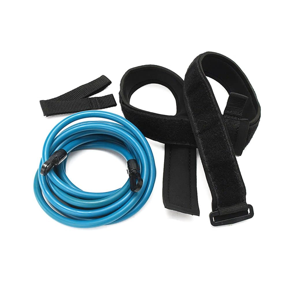 Teekit Adults Children 4 m Swimming Bungee Exerciser Lead Cord Training Rope Hip Swimming Belt Safety Pool