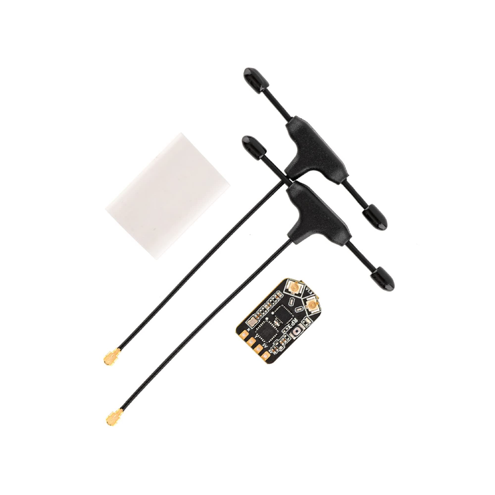 SPEEDY BEE RadioMaster RP3 ELRS FPV Receiver - 2.4ghz ExpressLRS Nano Receiver Drone RX Module with 65mm UFL T Antenna for FPV Drone Tiny Whoop Fixed-wing RC Plane by